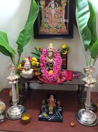 Pooja Room Decoration Ideas For Varalakshmi Pooja Room Varalakshmi Pooja Decoration Decoration Ideas For Varalakshmi Vratham Goddess Decor Pooja Rooms Decor