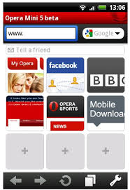 The new opera mini shares a lot of its appearance and functionality with opera for android. Opera Mini 5 Browser Released For Android