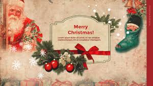 Christmas Illustration Ppt Background Images
