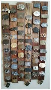Belt Buckle Display Beltbuckledisplay Great Diy Out Of Pallet Wood And Nails Buckle Or In 2021 Belt Buckle Display Belt Buckle Display Diy Woodworking Plans Diy