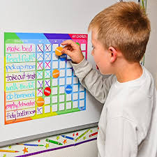 Oversize Calendar Behavior Chart For Kids Magnetic Chore Charts For Kids Dry Erase Chore Chart Includes Achievement Incentive Magnets Reward