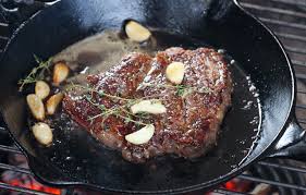 Bring your steak to room temperature.cold meat will seize in a hot environment. Cast Iron Steak Recipe