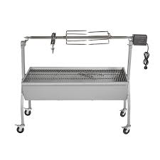 Barbecue Charbon Silver Style Tournebroche Xxl Electro Depot