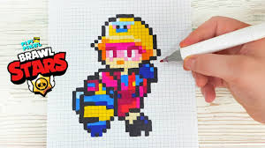 See more of brawl stars on facebook. Dzheki Iz Brawl Stars Risunki Po Kletochkam Pixel Art Youtube