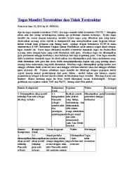 Check spelling or type a new query. Top Pdf Tugas Mandiri Terstruktur Dan Tidak 123dok Com