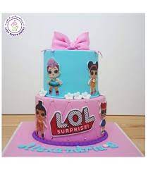 * please use the notes field to clarify. Lol Dolls Cake 2 Tier Novocom Top