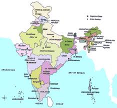 Awesome Map Of India India Map Asia Map Political Map
