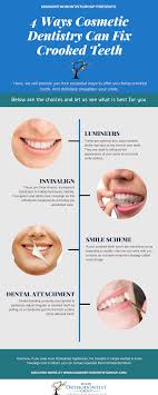 Maybe you would like to learn more about one of these? 4 Ways Cosmetic Dentistry Can Fix Crooked Teeth Crooked Teeth Cosmetic Dentistry Dentistry