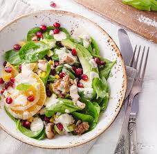 Salade De Poulet Avocat Et Pamplemousse Recette Salade Poulet Salade Cesar Au Poulet Salade