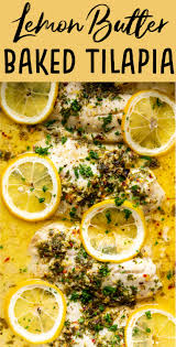 Lemon Butter Baked Tilapia Recipe Tilapia Recipes Easy Fish Recipes Healthy Baked Tilapia