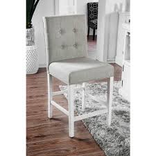 William S Home Furnishing Sutton Antique White Transitional Style Counter Height Chair Cm3390pc 2pk In 2020 With Images Counter Height Chairs Upholstered Side Chair Furniture Of America