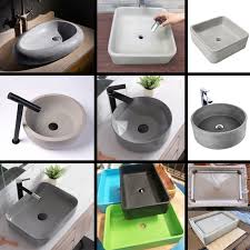 rectangle concrete sink silicone mold