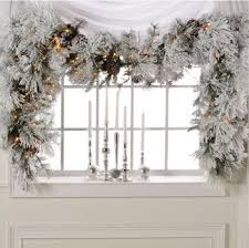 Winter Whites White Christmas Garland Holiday Decor Christmas White Christmas Decor