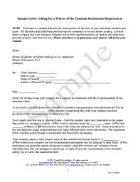 I am hereby writing this letter requesting your humble office for waiver on the above penalty. 9 Printable Sample Waiver Letter Forms And Templates Fillable Samples In Pdf Word To Download Pdffiller