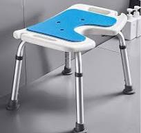 Amazon.com: Shower Chair for Elderly Height Adjustable ...