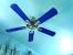 Cobalt Blue Ceiling Fan
