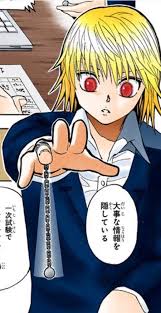 This request would be ignored, as the man had a different priority ~ gathering the scarlet eyes and creating an altar out of them by which to honor his clan. Kurapika Is Showing His Scarlet Eyes To Mizaistom Hunter X Hunter Amino