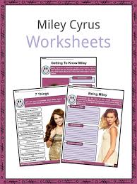 Click on any miley cyrus coloring pages below to enlarge it (will open in a new window). Miley Cyrus Facts Worksheets Early Life For Kids
