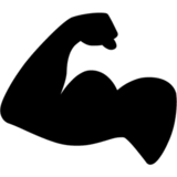 Flexed Biceps Emoji On Microsoft Windows 8 0 Microsoft Windows Biceps Flex