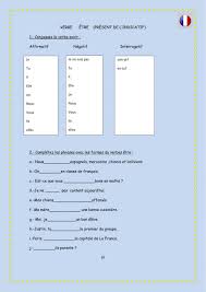 Conjuguer le verbe être à indicatif, subjonctif, impératif, infinitif, conditionnel, participe, gérondif. Verbe Etre Online Worksheet