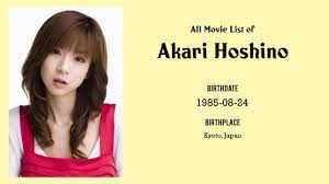 Akari Hoshino Movies list Akari Hoshino| Filmography of Akari Hoshino -  YouTube