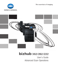 This package contains the files needed for installing the printer pcl driver. Konica Minolta Bizhub 282 Bizhub 222 Bizhub 362 User Manual Manualzz