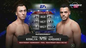 Anderson silva vs tank khbabez. Tarik Khbabez Vs Roman Kryklia Final Superkombat 2015 Youtube