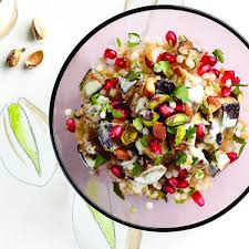 Pistachio And Almond Couscous Superfood Recipe Full Of Friendly Fats This Vegetarian Couscous Packs As Much Protein Superfood Recipes Couscous Recipes Food