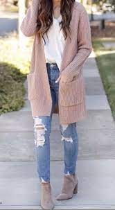 Cute Long Cardigan Sweater Outfits Women Fall Outfits Cardigan Outfits Fashion