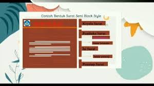 Bentuk surat lurus atau surat bentuk block style ini mirip dengan bentuk surat lurus penuh. Contoh Surat Pengiriman Barang Semi Block Style Dapatkan Cute766