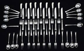Sterling silverware sterling silver flatware sterling silver necklaces silver bangles silver earrings silver tea set silver shop vintage silver antique silver. Serenity Pattern Antique International Sterling 48pc Silver Flatware Set Flatware Set Silver Flatware Sterling Silver Flatware