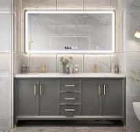 Amazon.com: 52IN Double Sink Bathroom Vanity - Large ...