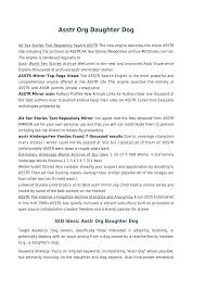 Asstr Org Daughter Dog