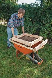 Learn How To Make A Soil Sifter That Takes The Weight Off Your Back With These Plans For A Wheeled Sifting Box Bochka Dlya Komposta Kompost Teplichnoe Sadovodstvo
