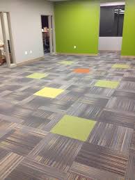 Intermix By Ef Contract Flooring Shown With Drop Ins Of The Brights Tile Size 24 X 24 Carpet Design Carpet Tiles Church Design