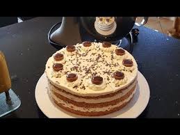Toffifee Torte Sehr Lecker Nicht Zu Suss Toffifee Torte Nussbiskuit Schmand Sahne Youtube Toffifee Torte Backrezepte Toffifee