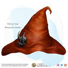 The Griffon S Saddlebag Hat Of The Sanguine Coven Wondrous Item Thegriffonssaddlebag Griffons Magic Clothes Armor Clothing