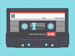 Retro Cassette Tape Animated Cassette Tape Art Motion Design Animation Tape Art