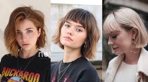 By styling her hair wavy, she adds texture and volume to it. 55 Hot Short Bobs With Bangs Haircuts And Hairstyles For 2020