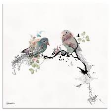 Love Birds Art Print In 2020 Bird Artwork Love Birds Painting Bird Illustration
