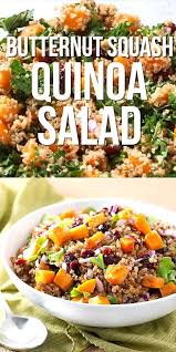 Delicious Healthy Butternut Squash Quinoa Salad That Is Surprisingly Quick E Butternut Squash Quinoa Butternut Squash Quinoa Salad Healthy Butternut Squash