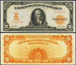 The $10 gold certificate seen above is from 1907. 1907 Ten Dollar Bill Gold Certificate Value Information And Worth