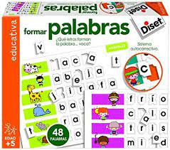 Los procesos de formación de palabras fundamentales son los siguientes: Diset 63734 Formar Palabras Amazon Es Juguetes Y Juegos Juegos De Cartas Juegos Juegos De Mesa