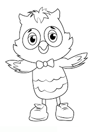 The daniel tiger neighborhood series is based on the show mr. X The Owl Coloring Page Free Printable Coloring Pages For Kids