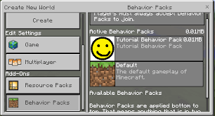 However, there is an achievement system, known as advancements in the java edition of the game, and trophies on the playstation ports. Tutorials Creating Behavior Packs Official Minecraft Wiki