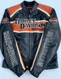 Harley Davidson Men S Classic Cruiser B S Orange Leather Jacket L 2xl 98118 08vm Harley Jacket Leather Jacket Outfit Men Men Fashion Casual Outfits