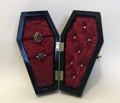 Coffin Ring Box Vampire Heart Victorian Gothic Wedding Ring Gothic Wedding Rings Victorian Gothic Wedding Wedding Ring Box