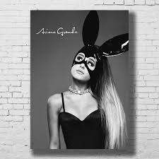 By astoria starr published nov 27, 2016. Ariana Grande Music Singer Poster Black And White Wall Art Canvas Print Painting Decoration Picture Wallpaper Living Room Decor Painting Calligraphy Aliexpress