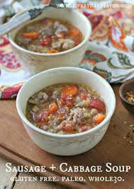 Italian Sausage And Cabbage Soup Cabbage Soup Recipes Italian Sausage Recipes Paleo Recipes