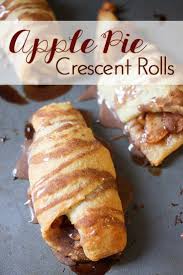 Apple Pie Crescent Rolls With Cinnamon Icing 5 Minutes For Mom Crescent Roll Recipes Dessert Apple Pie Crescents Recipes Using Crescent Rolls